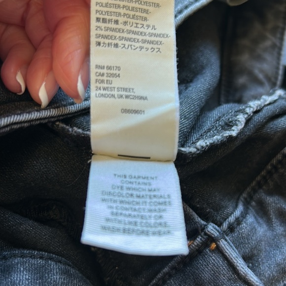 Free People Just Float On Flare Stretch Jean Black High Rise Cowgirl Sz 24 - Picture 12 of 13